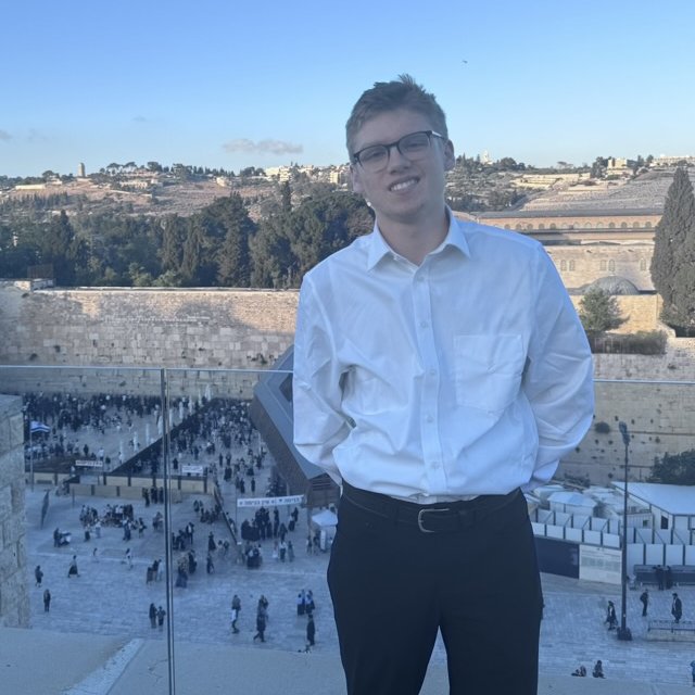 Daron Walker at the Western Wall in Jerusalem